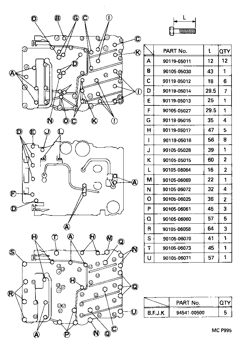  DYNA 200 |  VALVE BODY OIL STRAINER ATM