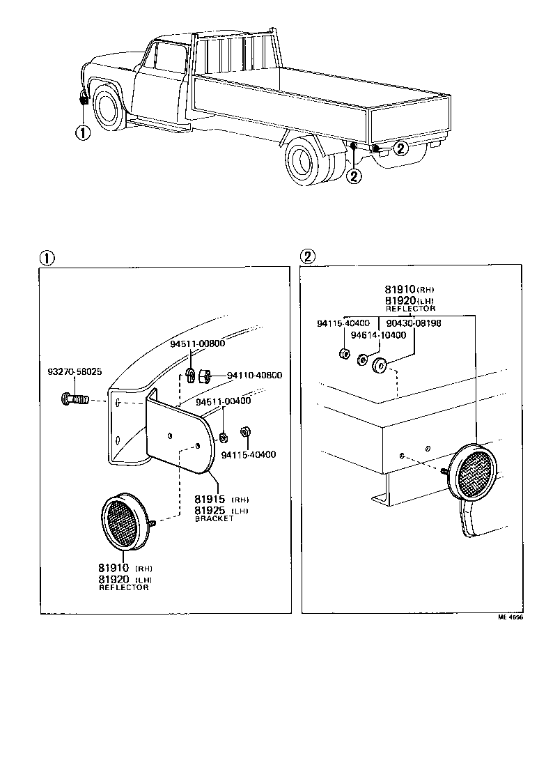  HEAVY DUTY TRUCK |  REFLEX REFLECTOR