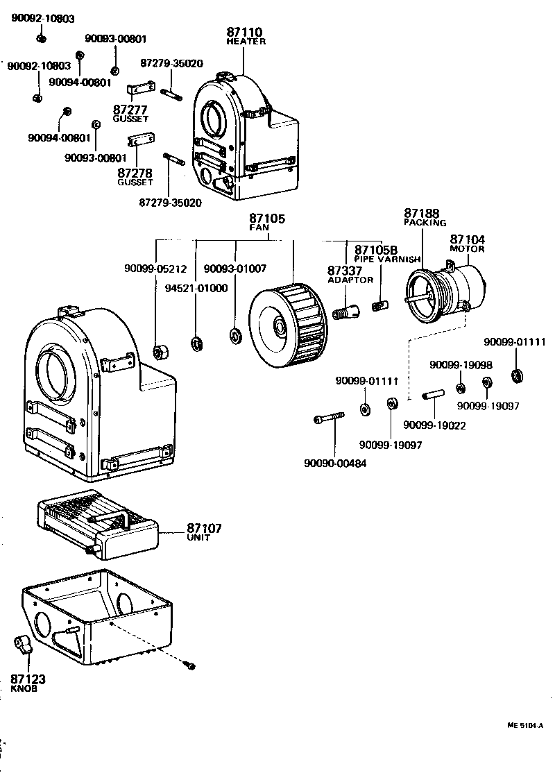  HEAVY DUTY TRUCK |  HEATING AIR CONDITIONING HEATER UNIT BLOWER