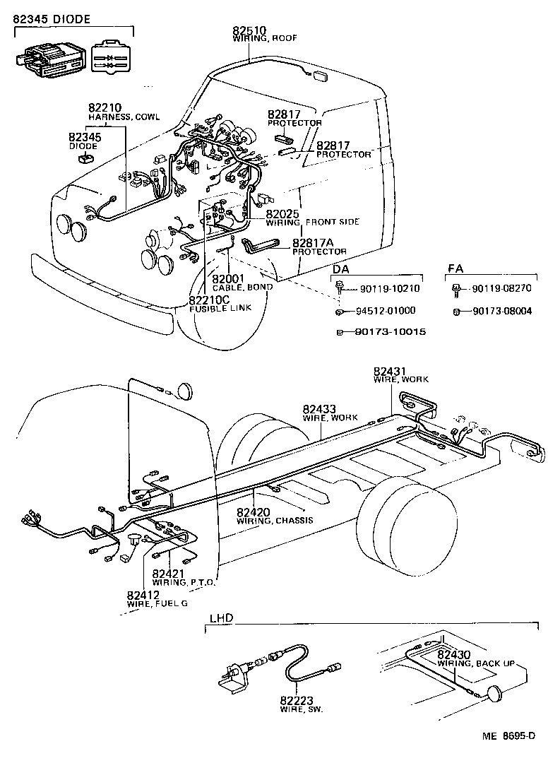  HEAVY DUTY TRUCK |  WIRING CLAMP