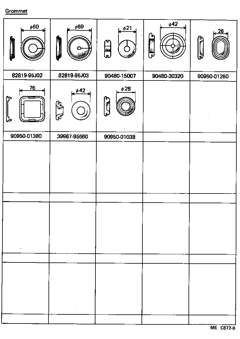  HIACE VAN COMUTER |  WIRING CLAMP