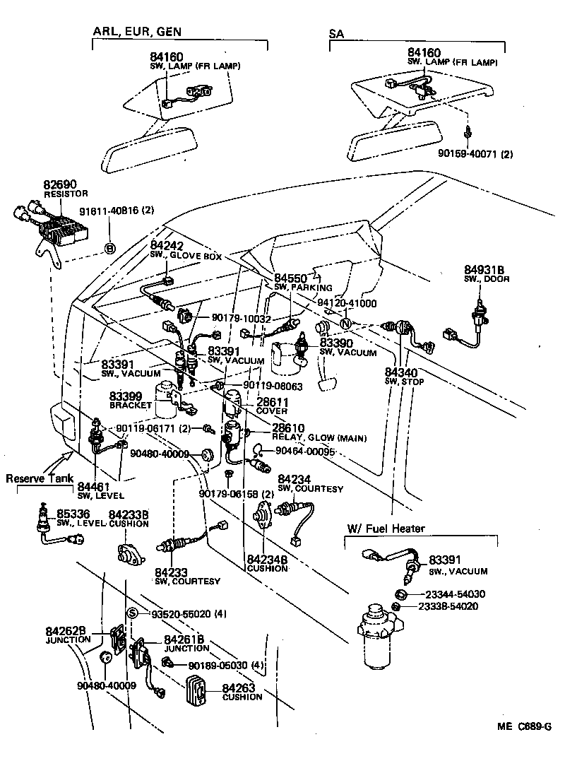  HIACE VAN COMUTER |  SWITCH RELAY COMPUTER