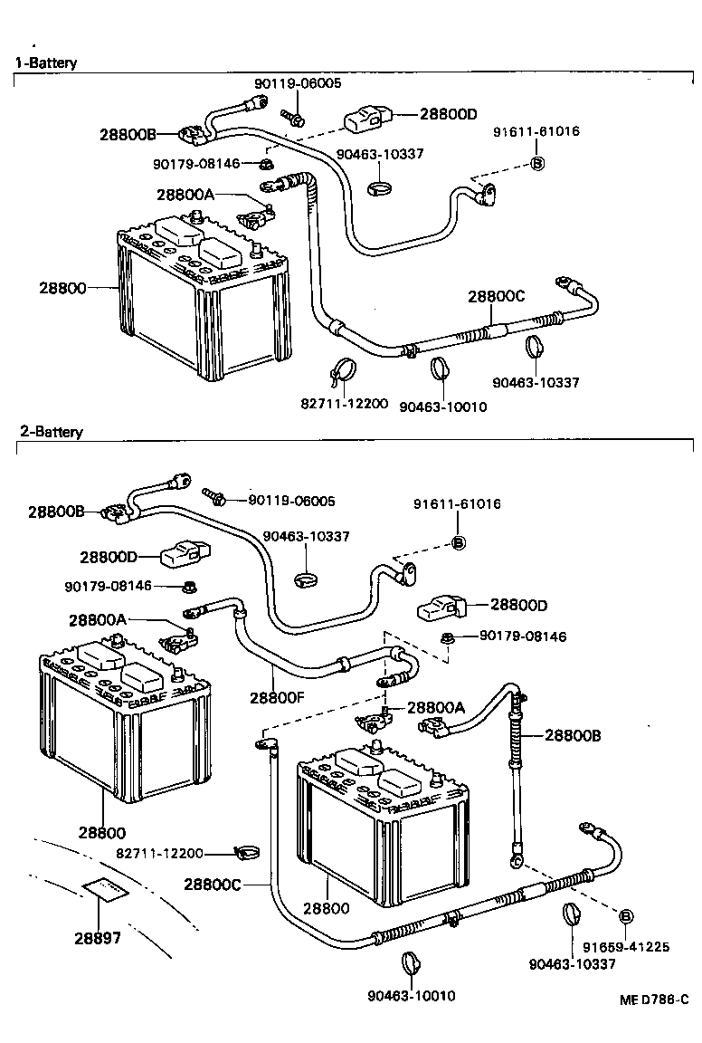  HILUX |  BATTERY BATTERY CABLE