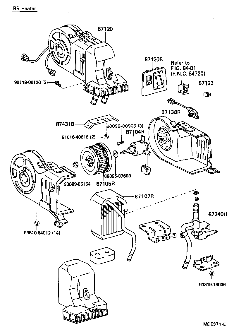  HILUX |  HEATING AIR CONDITIONING HEATER UNIT BLOWER