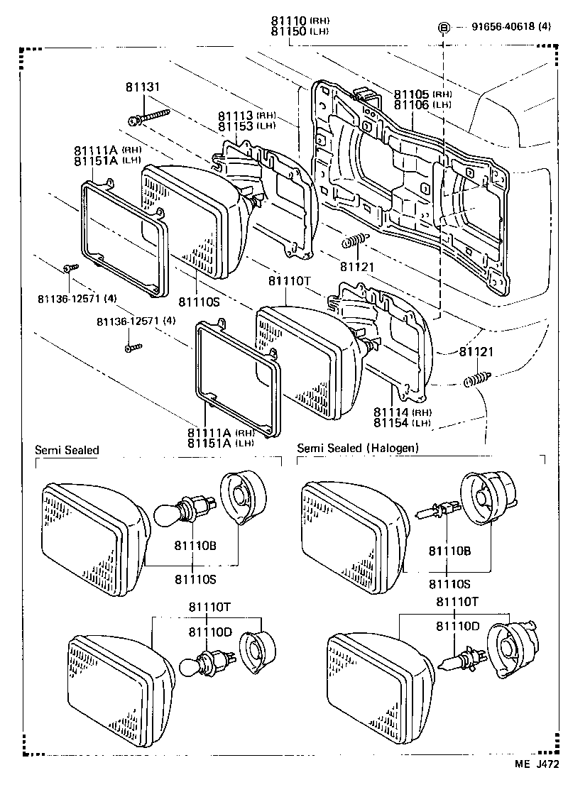  LAND CRUISER 60 |  HEADLAMP