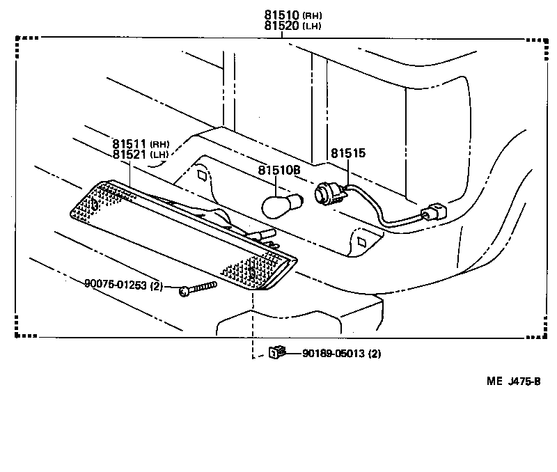  LAND CRUISER 60 |  FRONT TURN SIGNAL LAMP