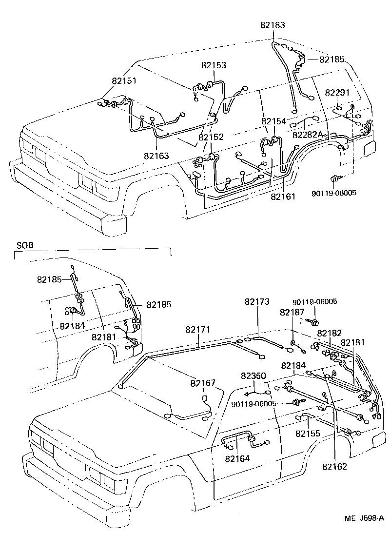  LAND CRUISER 60 |  WIRING CLAMP