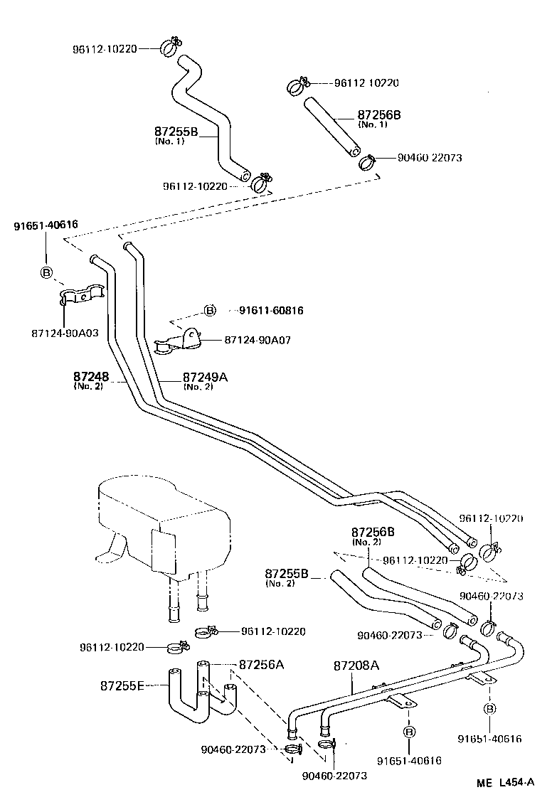  LAND CRUISER 60 |  HEATING AIR CONDITIONING WATER PIPING