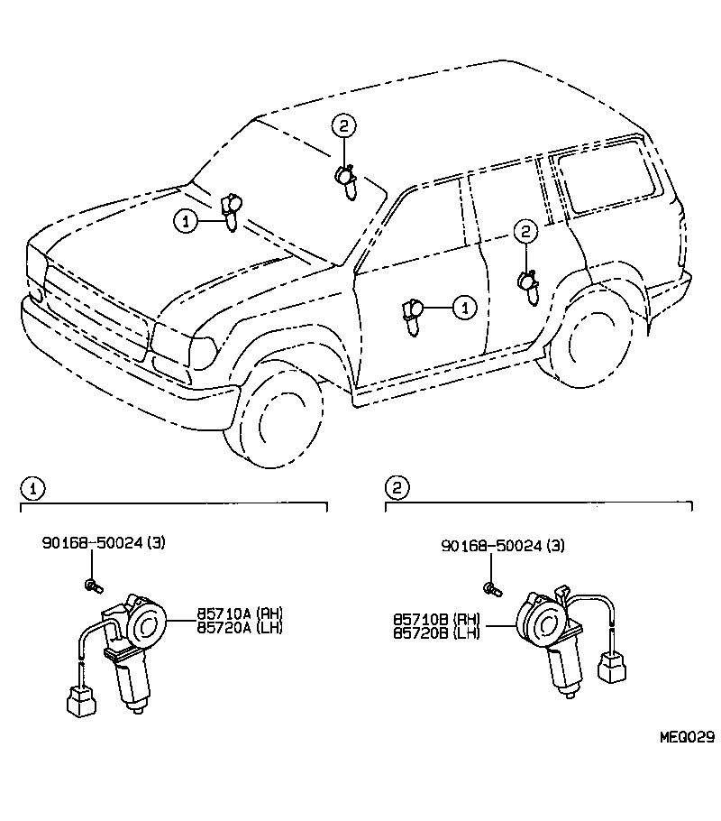  LAND CRUISER 80 |  DOOR MOTOR DOOR SOLENOID