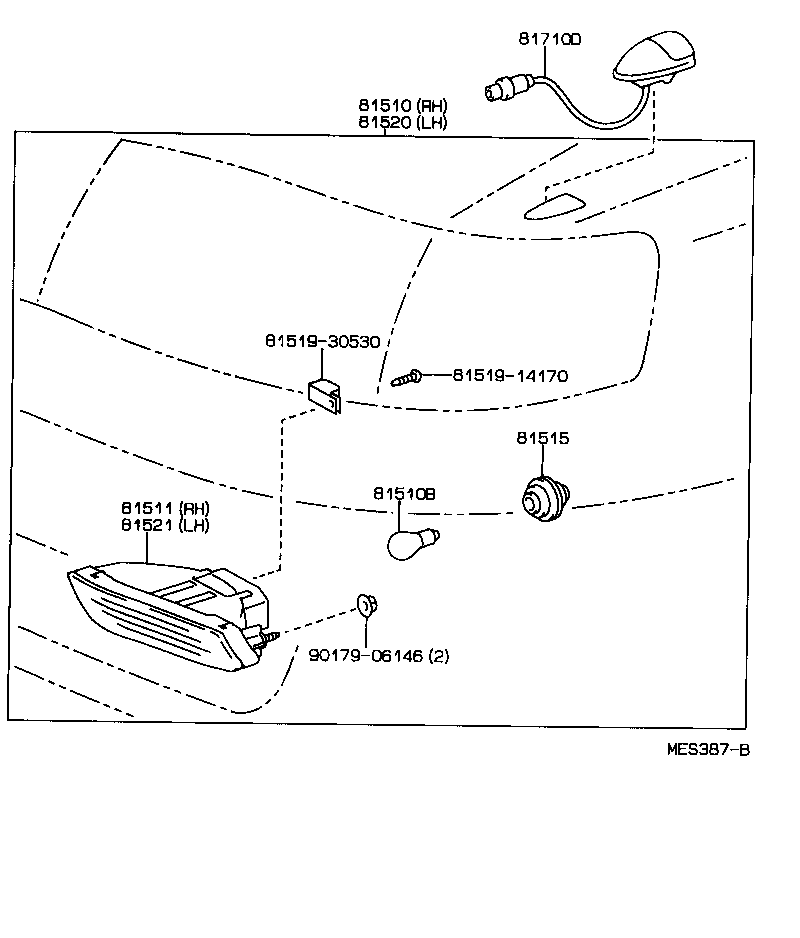  CROWN |  FRONT TURN SIGNAL LAMP