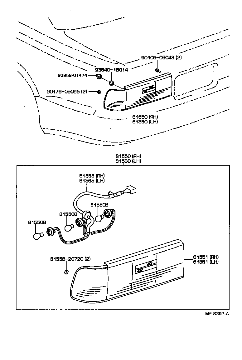  CROWN |  REAR COMBINATION LAMP