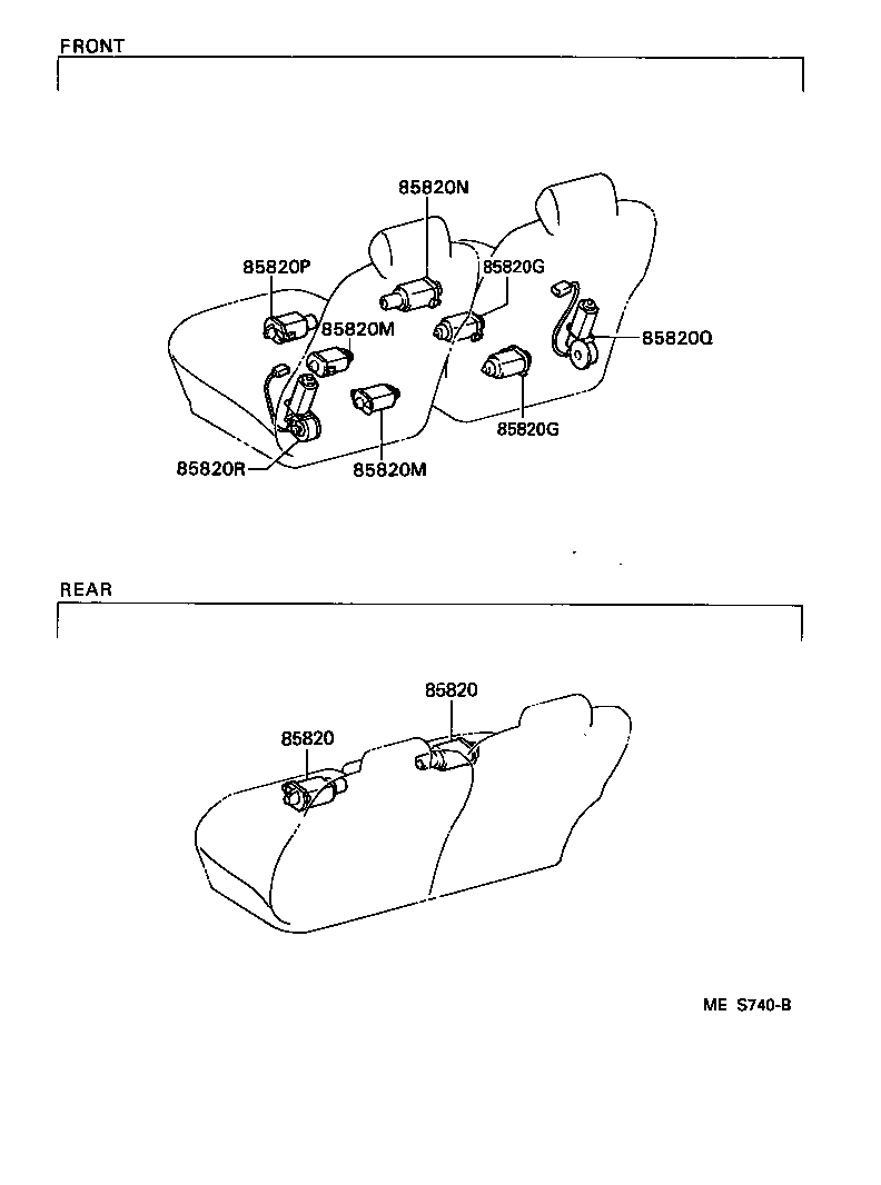  CROWN |  SEAT MOTOR SEAT HEATER