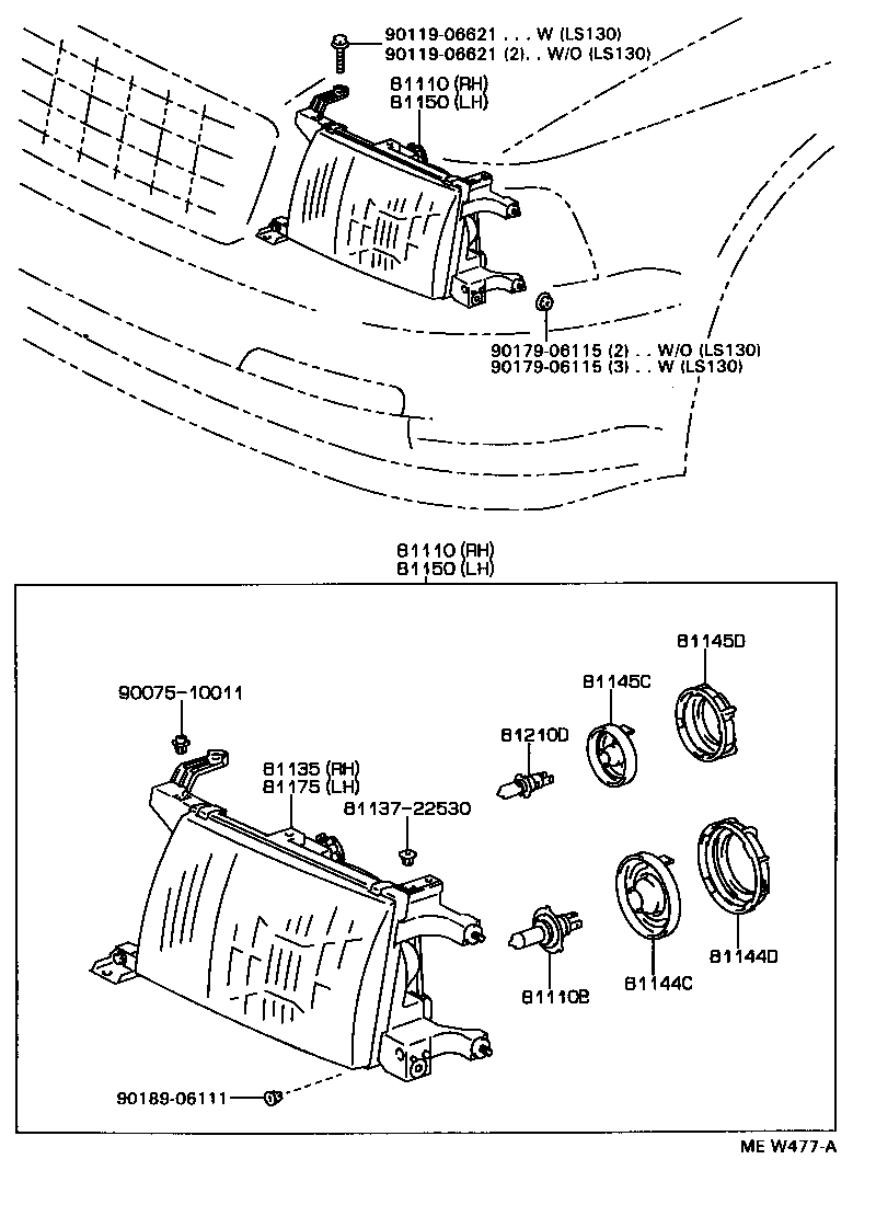  CROWN |  HEADLAMP