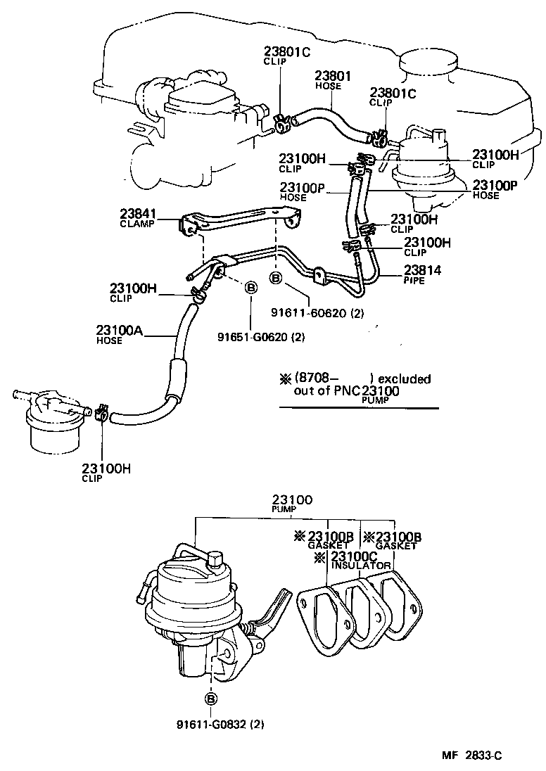  LAND CRUISER 70 |  FUEL PUMP PIPE