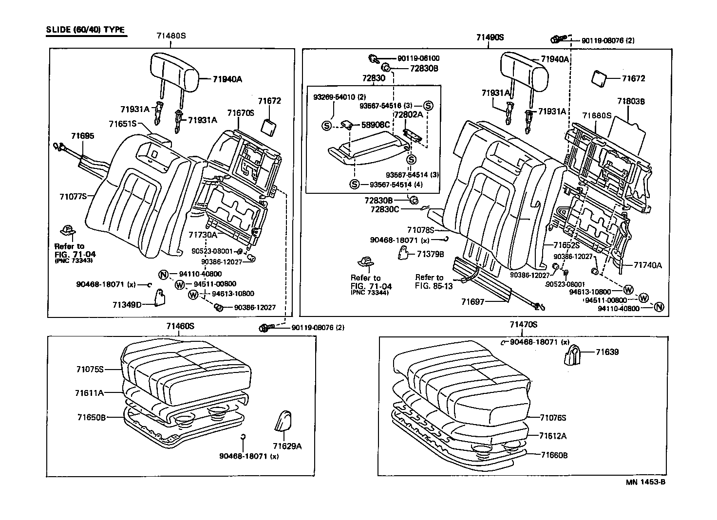  CROWN |  REAR SEAT SEAT TRACK