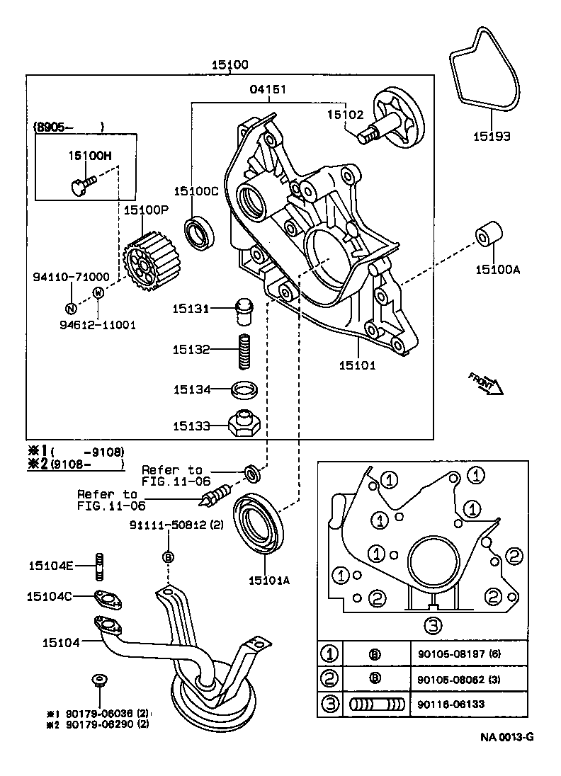  COROLLA |  ENGINE OIL PUMP