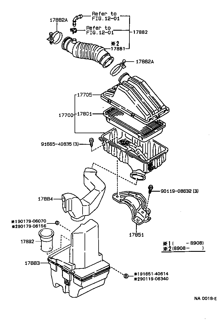  COROLLA |  AIR CLEANER