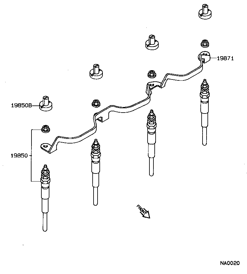  COROLLA |  IGNITION COIL SPARK PLUG