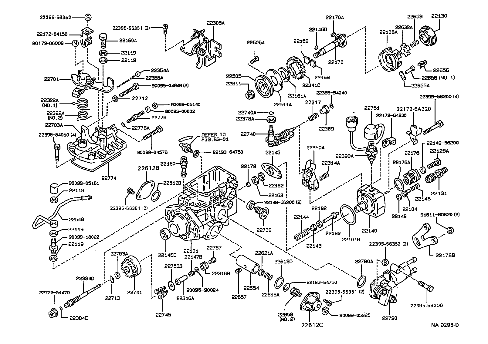  COROLLA |  INJECTION PUMP BODY