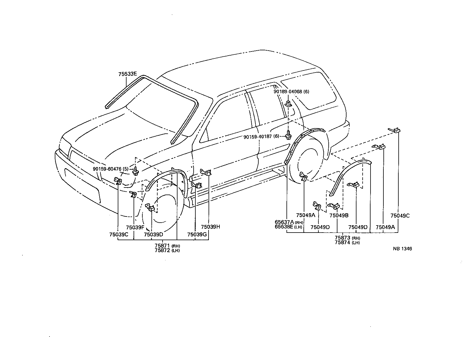  4RUNNER |  MOULDING