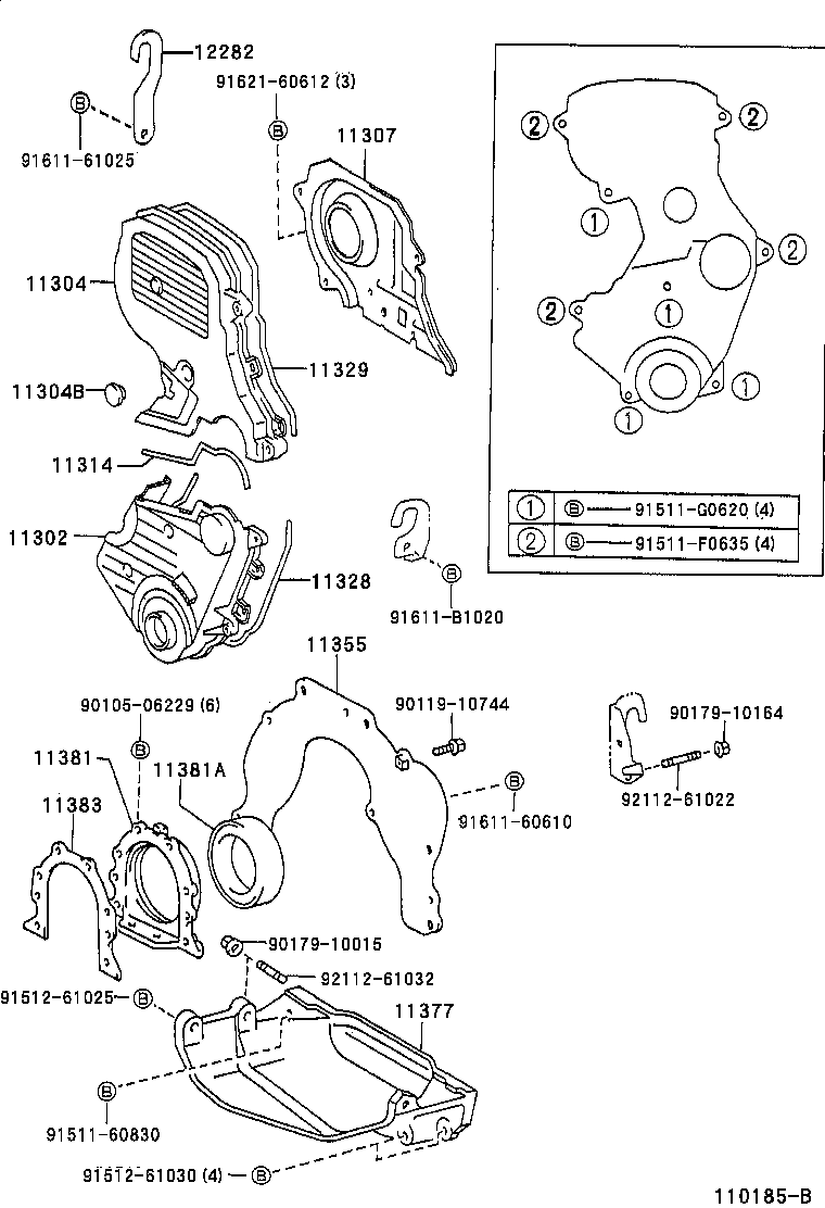  PICNIC |  TIMING GEAR COVER REAR END PLATE