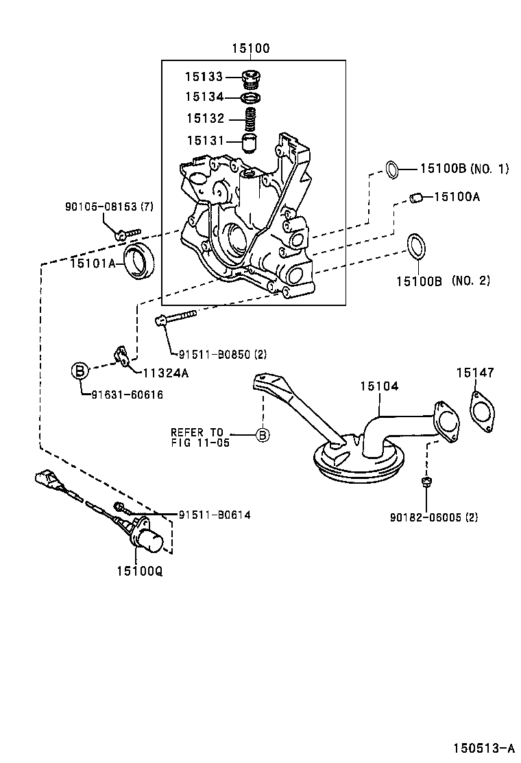  CROWN |  ENGINE OIL PUMP