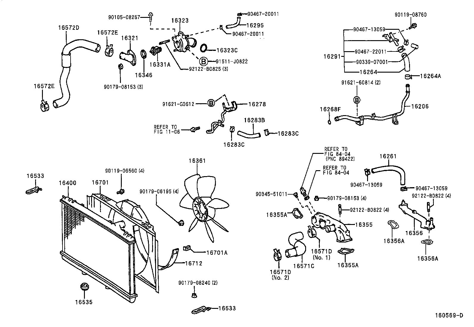  LS400 |  RADIATOR WATER OUTLET