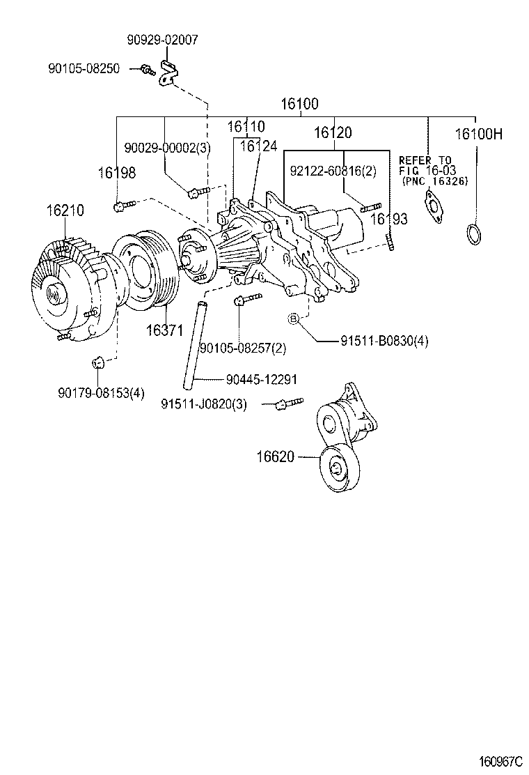  CROWN |  WATER PUMP