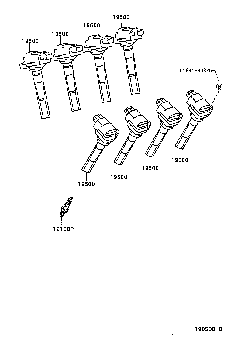  LS400 |  IGNITION COIL SPARK PLUG