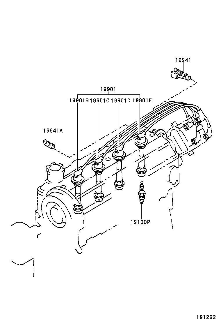  COROLLA SED CP WG |  IGNITION COIL SPARK PLUG