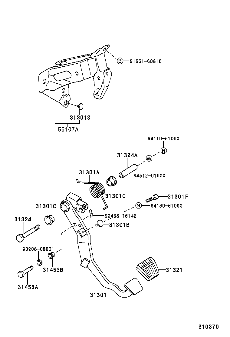  CORONA |  CLUTCH PEDAL FLEXIBLE HOSE