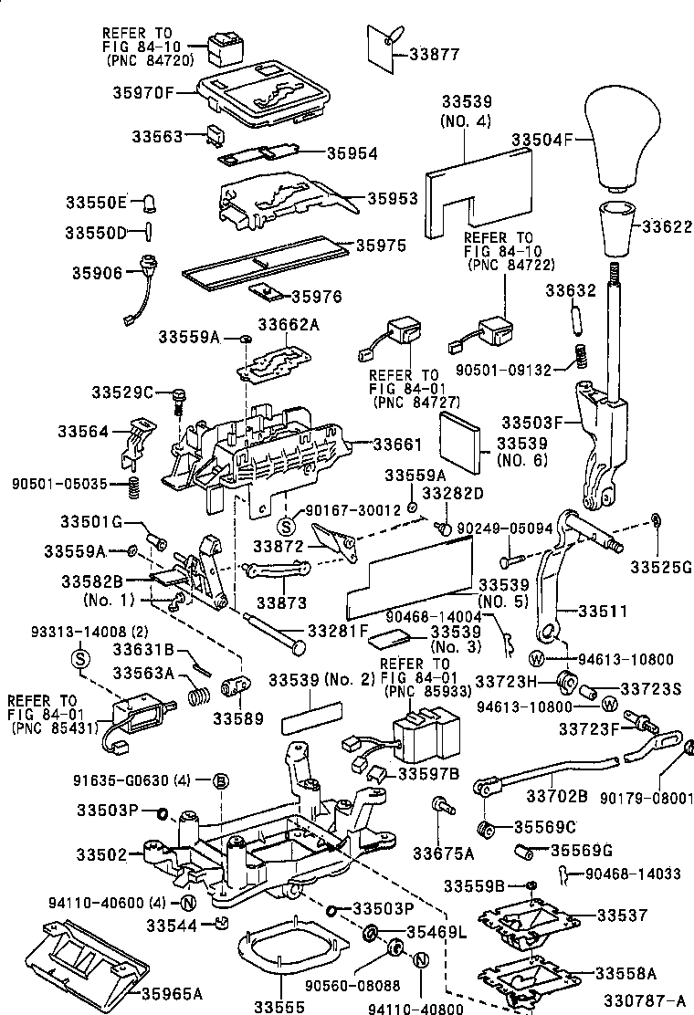  LS400 |  SHIFT LEVER RETAINER