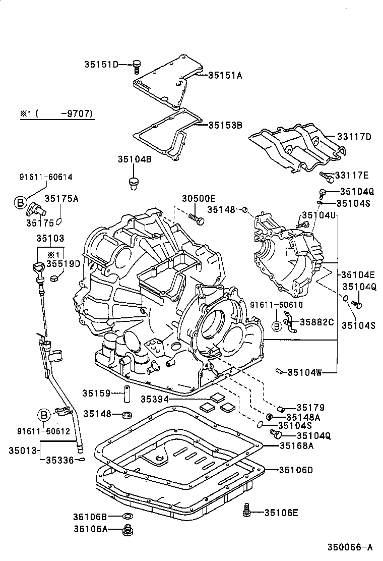  ES300 |  TRANSMISSION CASE OIL PAN ATM