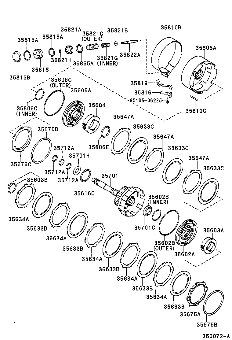  ES300 |  BRAKE BAND MULTIPLE DISC CLUTCH ATM