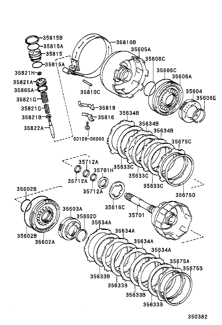  SPACIO |  BRAKE BAND MULTIPLE DISC CLUTCH ATM