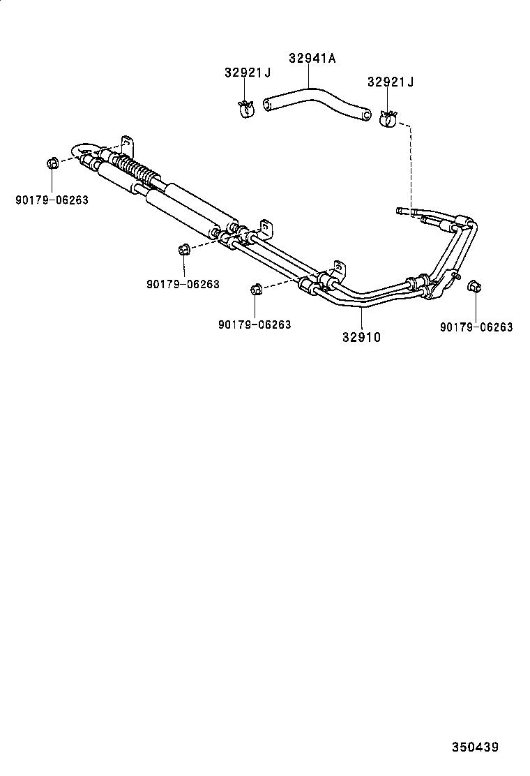  LS400 |  OIL COOLER TUBE ATM