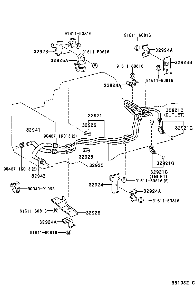  DYNA |  OIL COOLER TUBE ATM