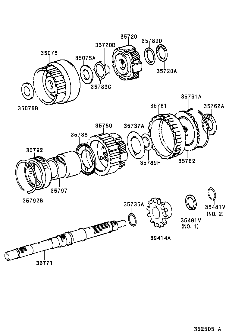  CROWN |  PLANETARY GEAR REVERSE PISTON COUNTER GEAR ATM