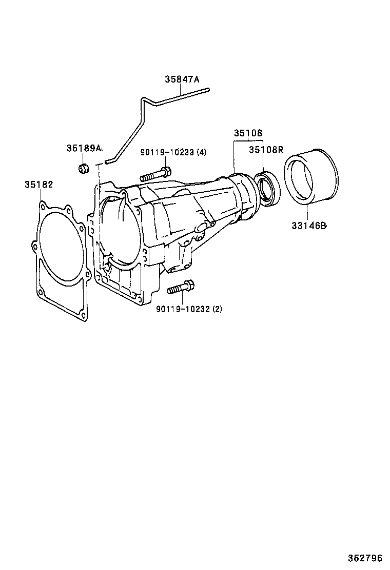  4RUNNER |  EXTENSION HOUSING ATM