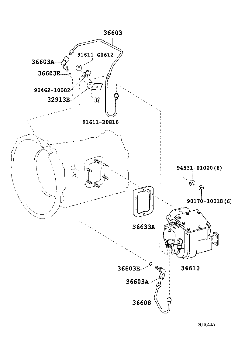  DYNA |  POWER TAKE OFF CASE GEAR