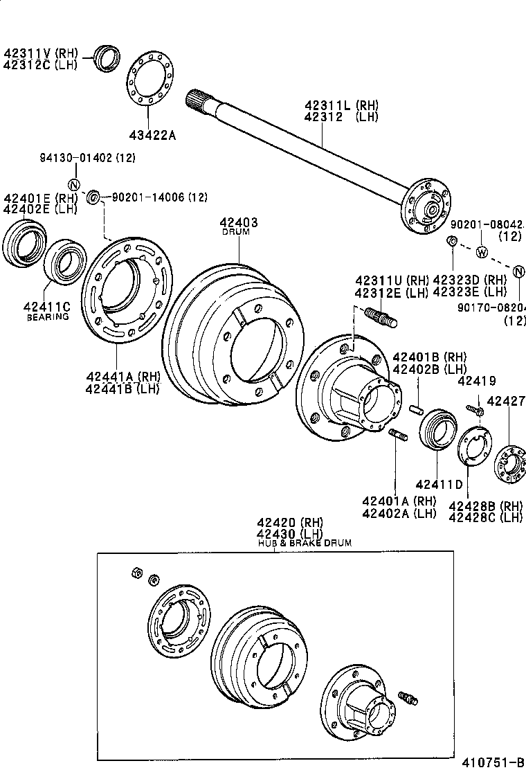  DYNA 150 |  REAR AXLE SHAFT HUB