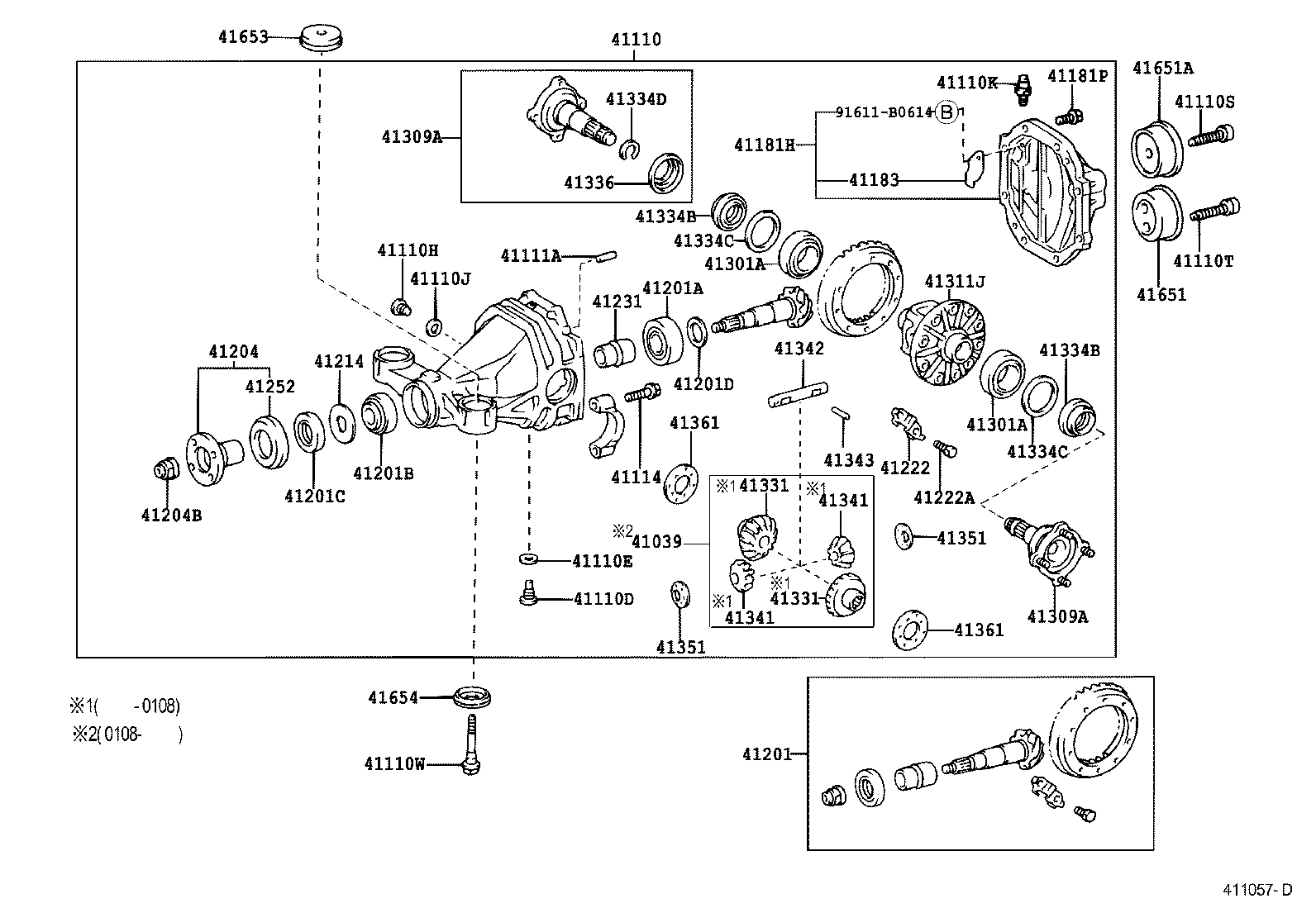  CROWN |  REAR AXLE HOUSING DIFFERENTIAL