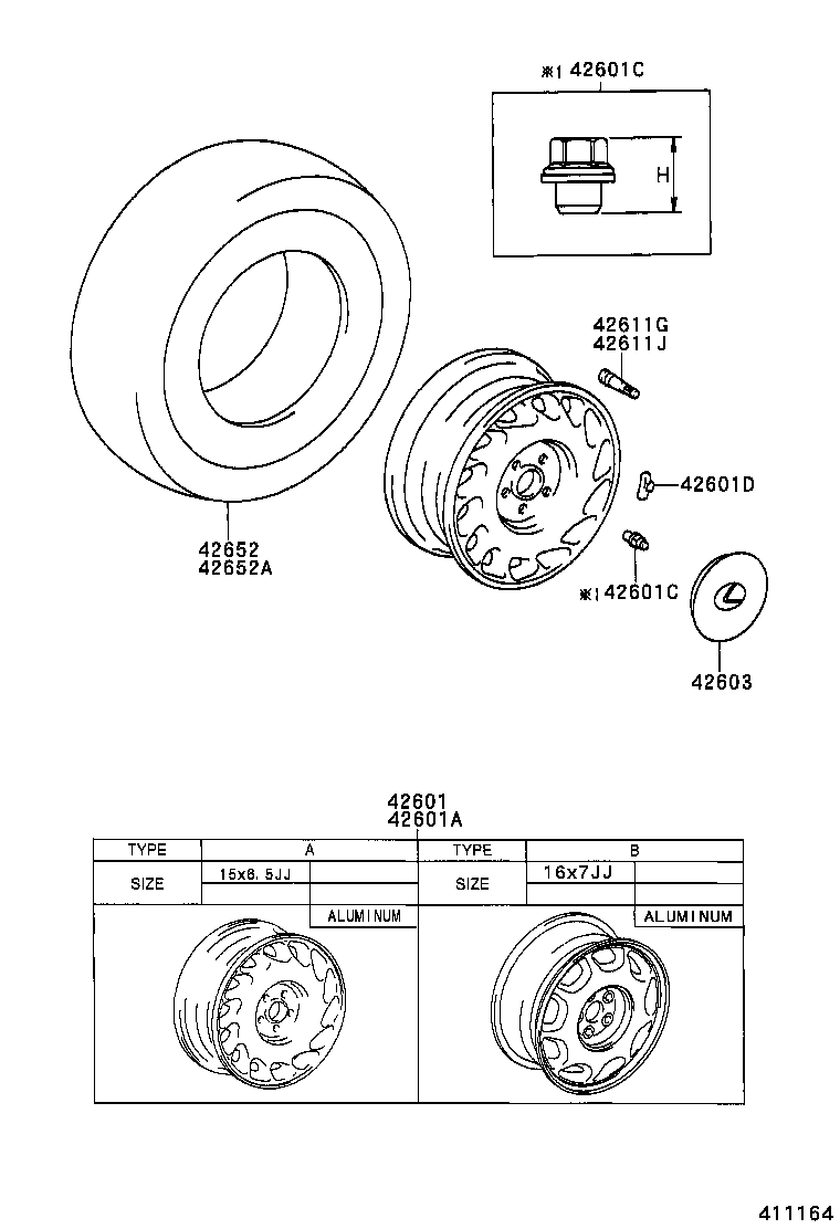  LS400 |  DISC WHEEL WHEEL CAP