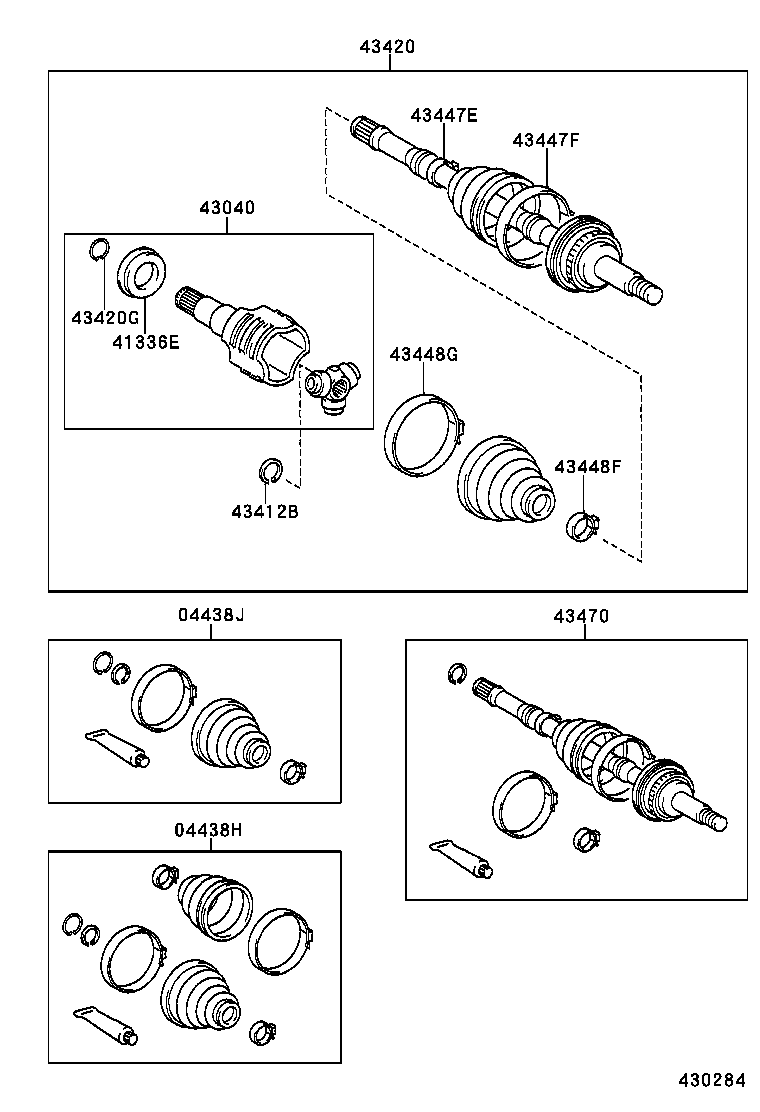  PRIUS |  FRONT DRIVE SHAFT