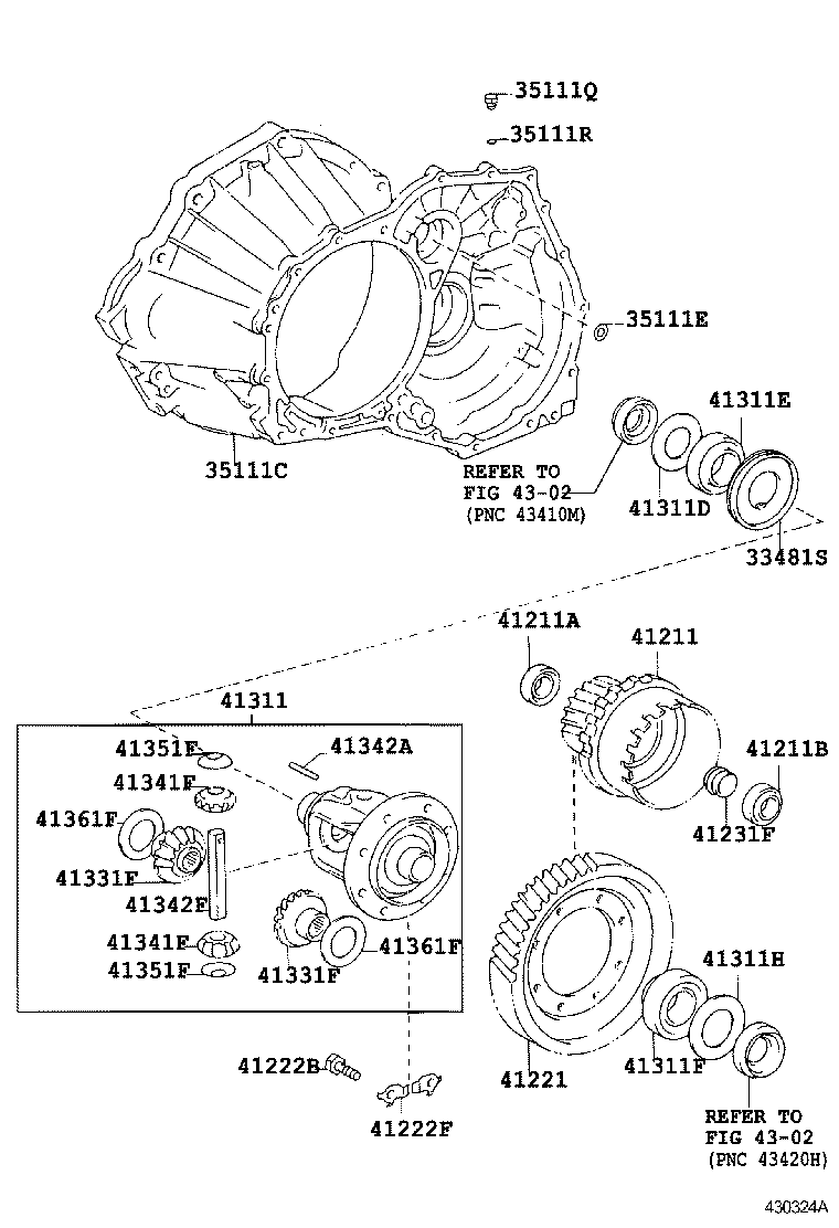  PICNIC |  FRONT AXLE HOUSING DIFFERENTIAL