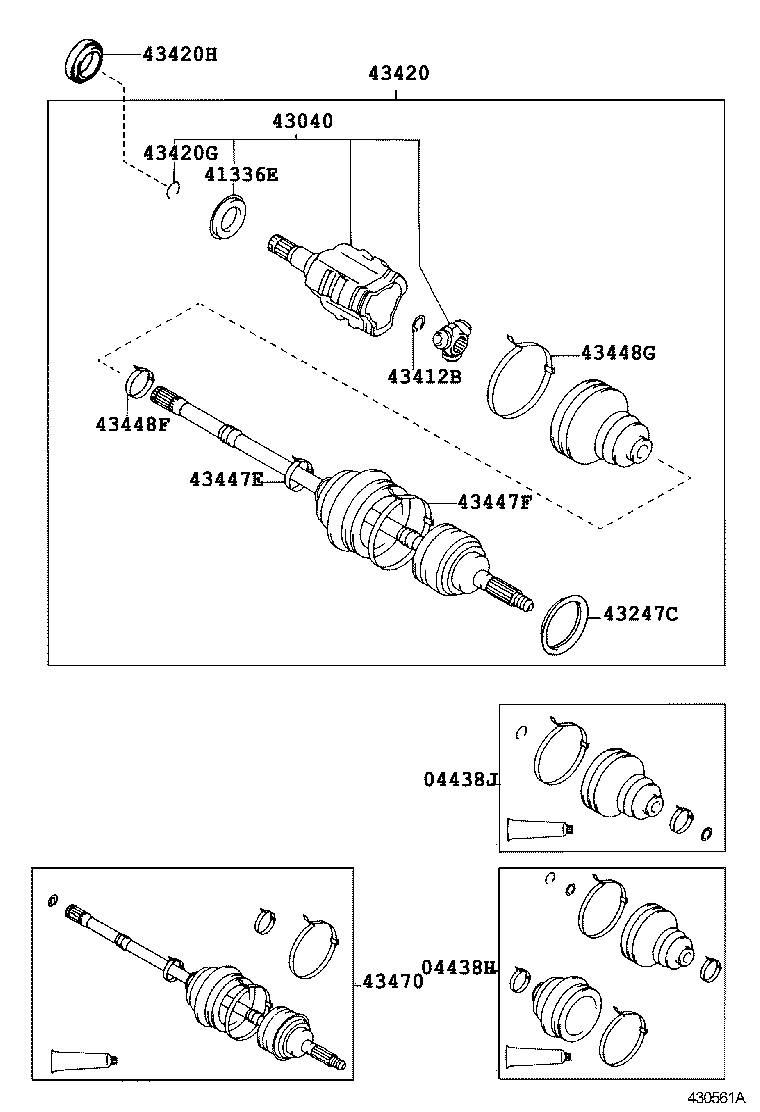  PICNIC |  FRONT DRIVE SHAFT