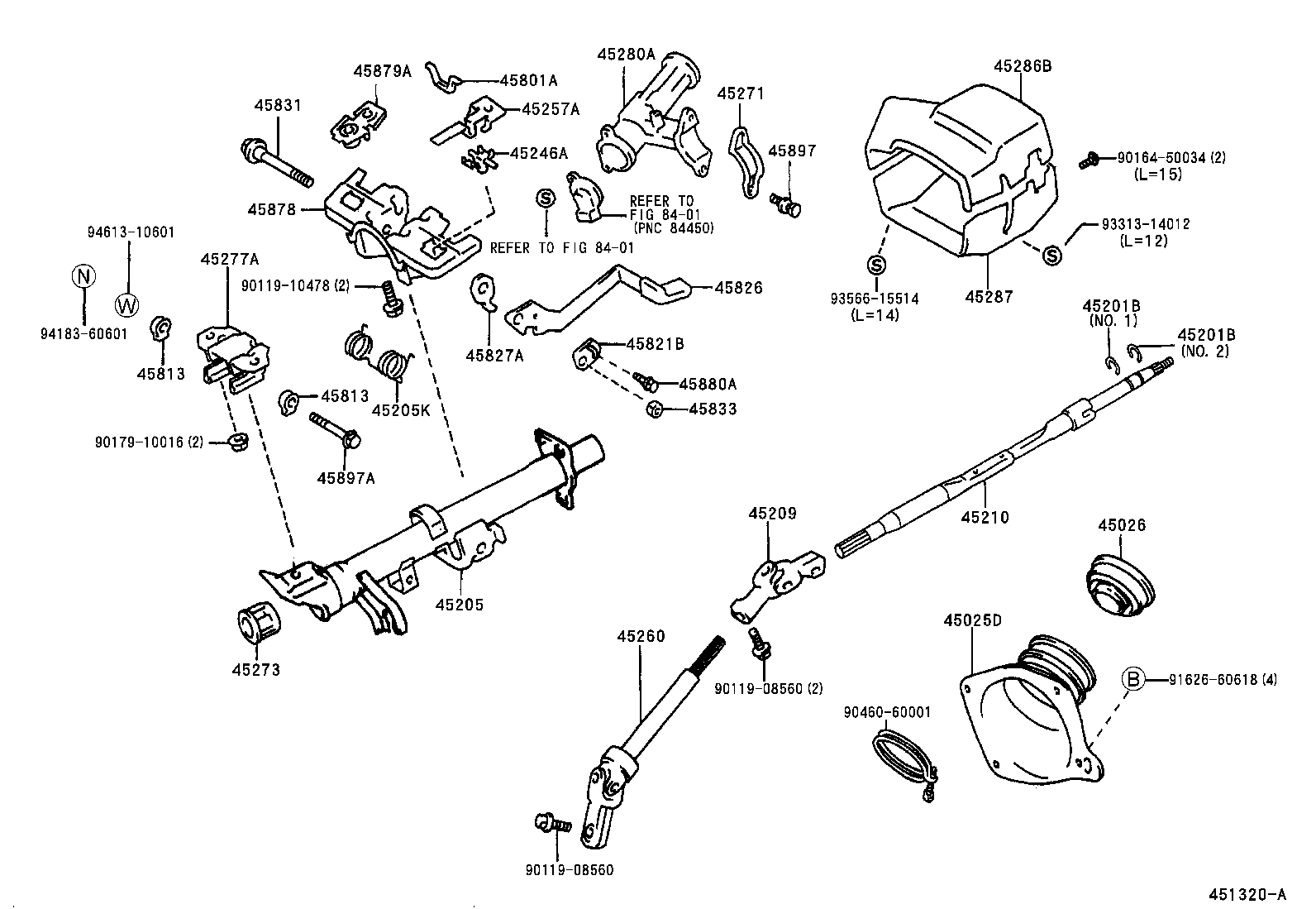  PICNIC |  STEERING COLUMN SHAFT