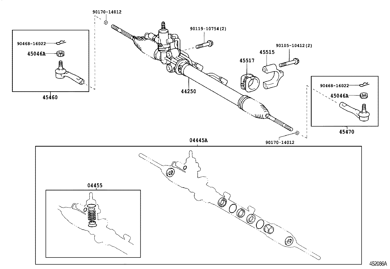  CROWN |  FRONT STEERING GEAR LINK