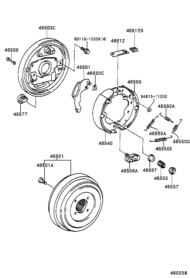  DYNA |  PARKING BRAKE CABLE