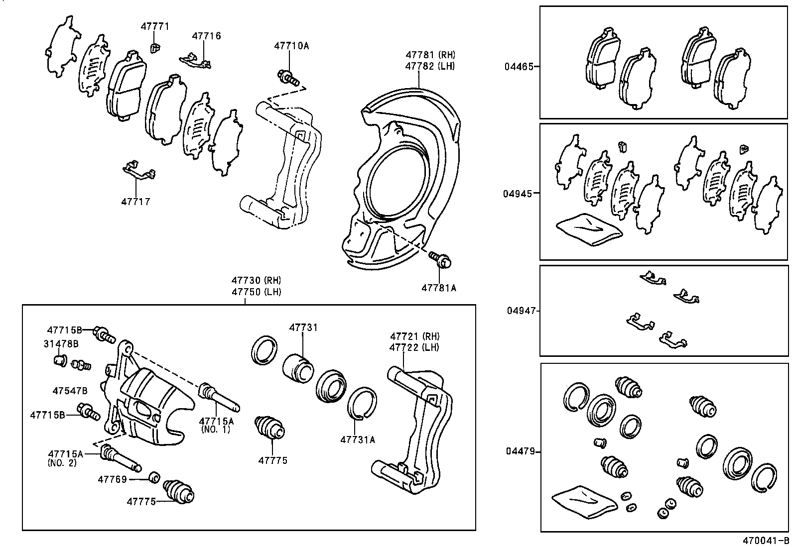  ES300 |  FRONT DISC BRAKE CALIPER DUST COVER